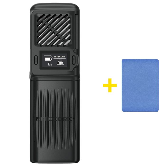 2в1 Фумігатор бездротовий + Power Bank Nitecore EMR23, чорний