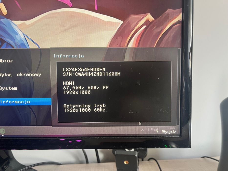 Komputer zestaw z monitorem