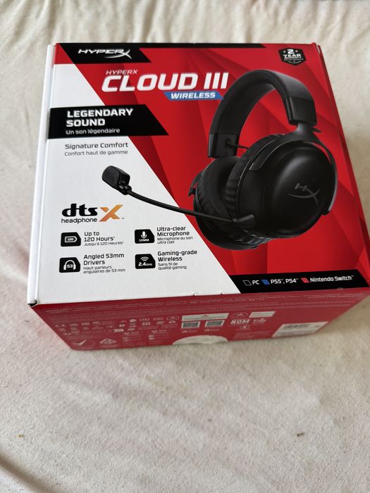 Hyper x cloud 3 wireless black