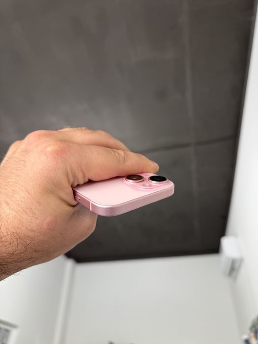 Apple iphone 15 128 gb 92% айфон 15 рожевий фіз сім