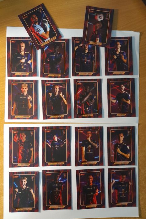 Pogoń Szczecin, 18 kart kolekcjonerskich