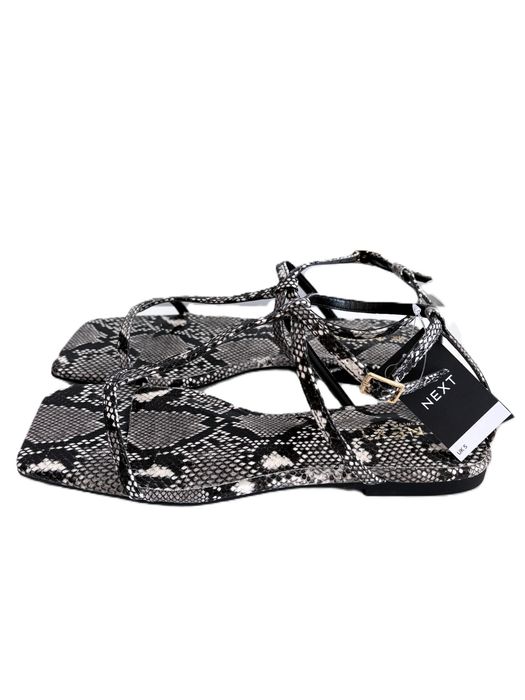 Next Sandały Snake Print Wężowy Wzór Płaskie Lato Rozmiar 38