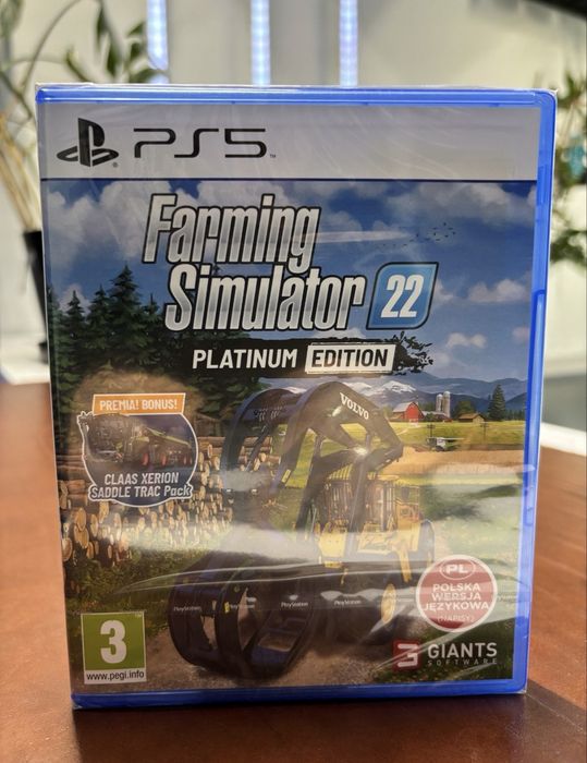 Farming Simulator 22 Platinum Edition PS5 nowa w folii polska wersja