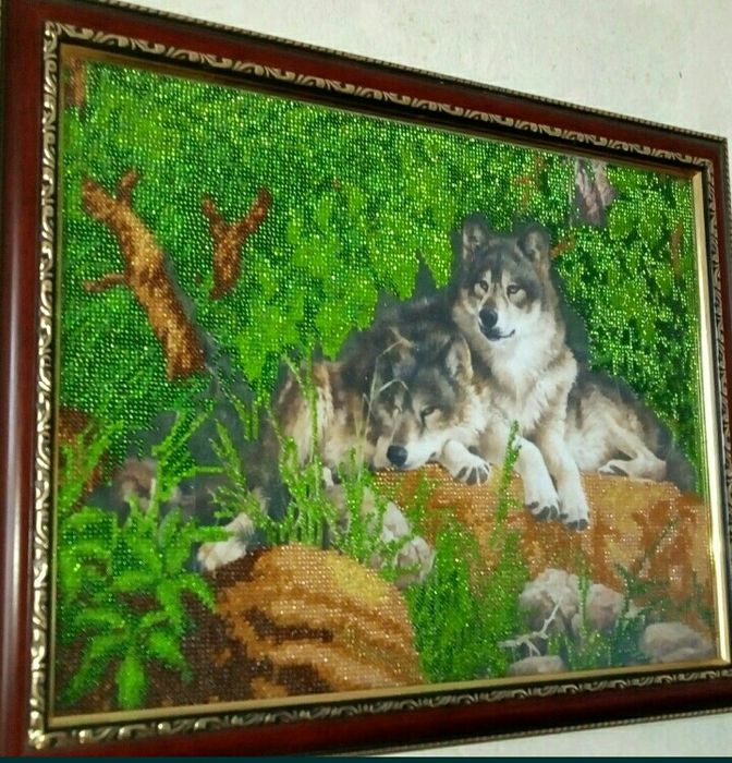 Картина Волки на отдыхе