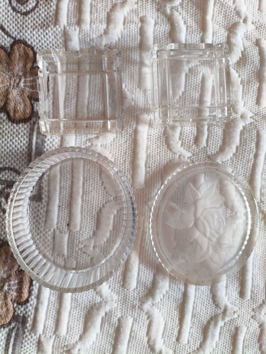 Lote 6 Peças Decorativas Cristal e Porcelana (D'Arques, RCR, Limoges)