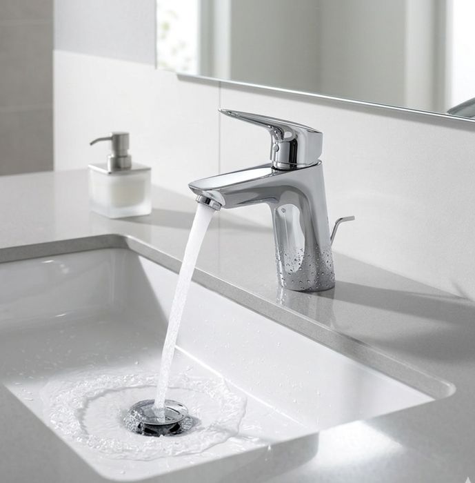 Hansgrohe MyCube оригінал 71010000 новий змішувач з донним клапаном, хром
