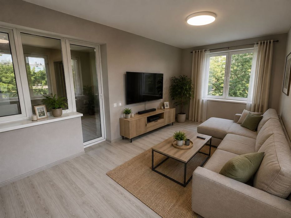 ПРОДАM 4-КІМ. КВ. 85,2 м² РЕМОНТ,  смт. ВАСИЩЕВЕ від Харкова 15хв