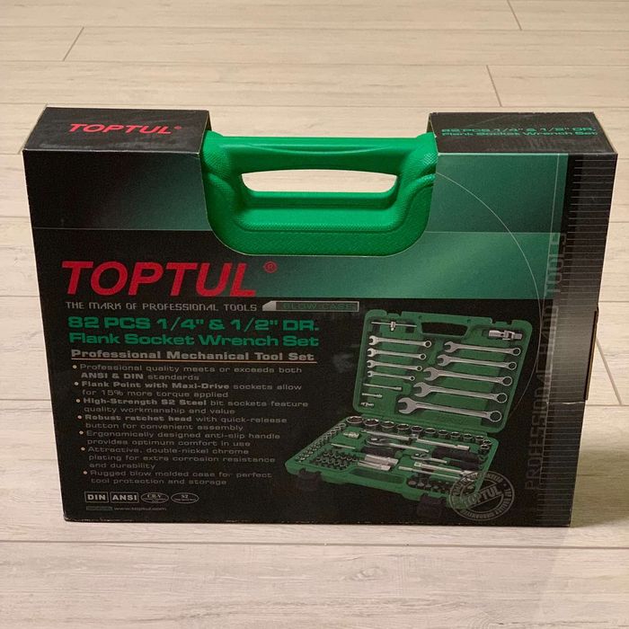 Набор профессионального инструмента марки TOPTUL GCAI8201