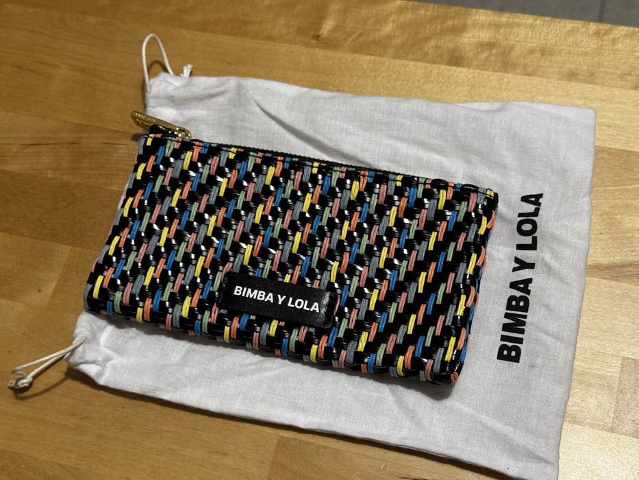 Carteira em malha multicolor Bimba Y Lola