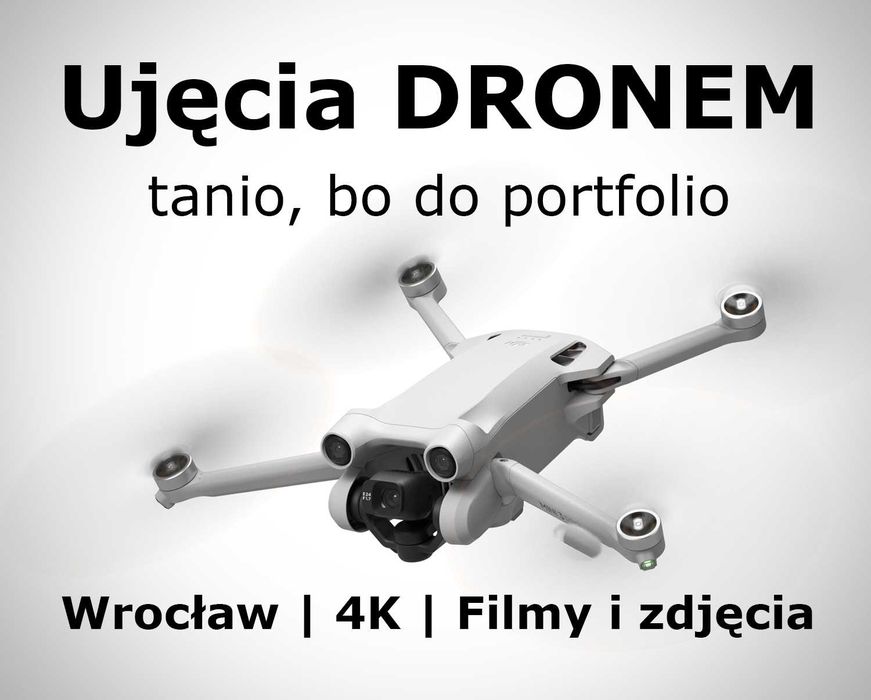 Usługi Dronem - tanio, bo do portfolio