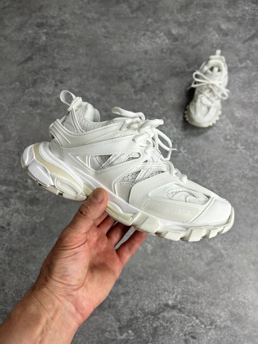 Balenciaga Track 2.0 full white кросівки кроссовки фулл білі траки баленсіага 44 43 42 41