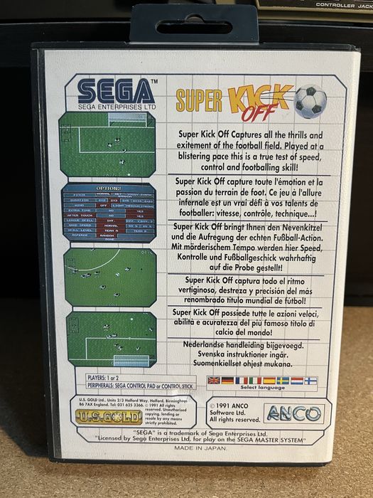 Super Kick Off Sega Master System