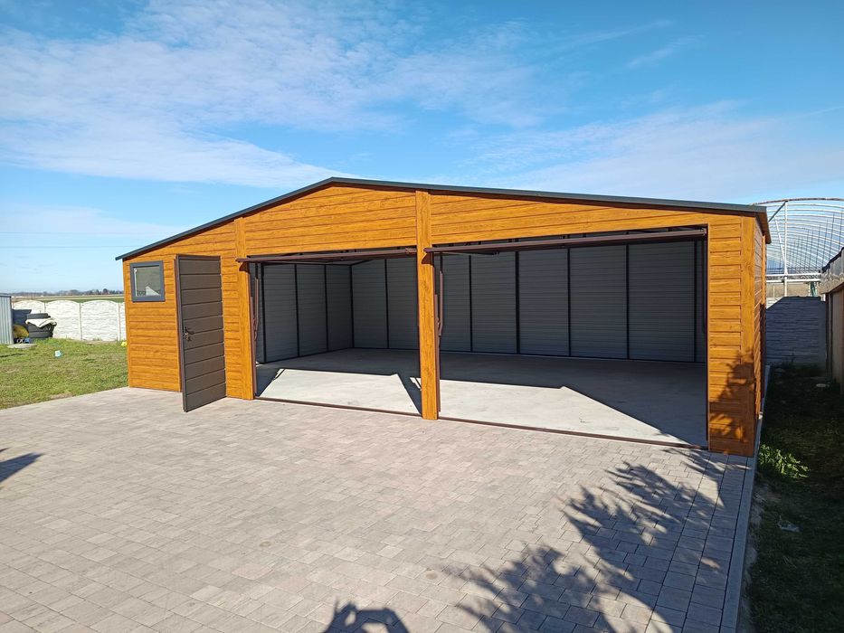 Garaż blaszany garaż blaszak garaże blaszane 9x6 7x7 7x5  premium 6x6