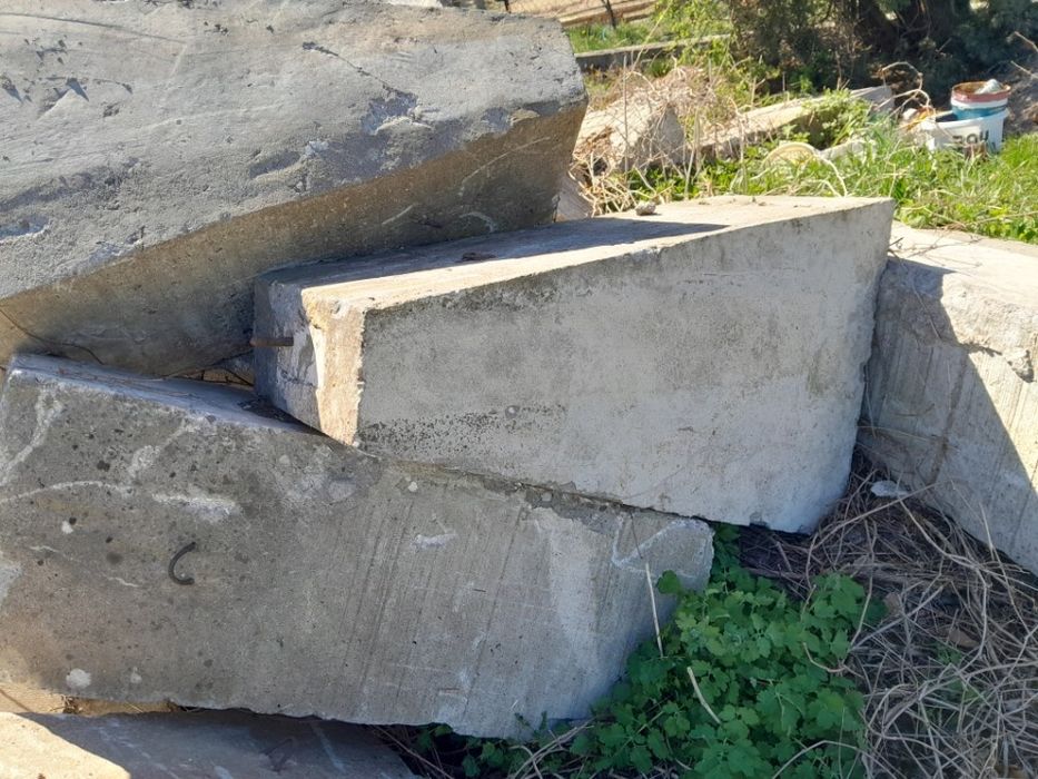 Bloki betonowe, fundamenty