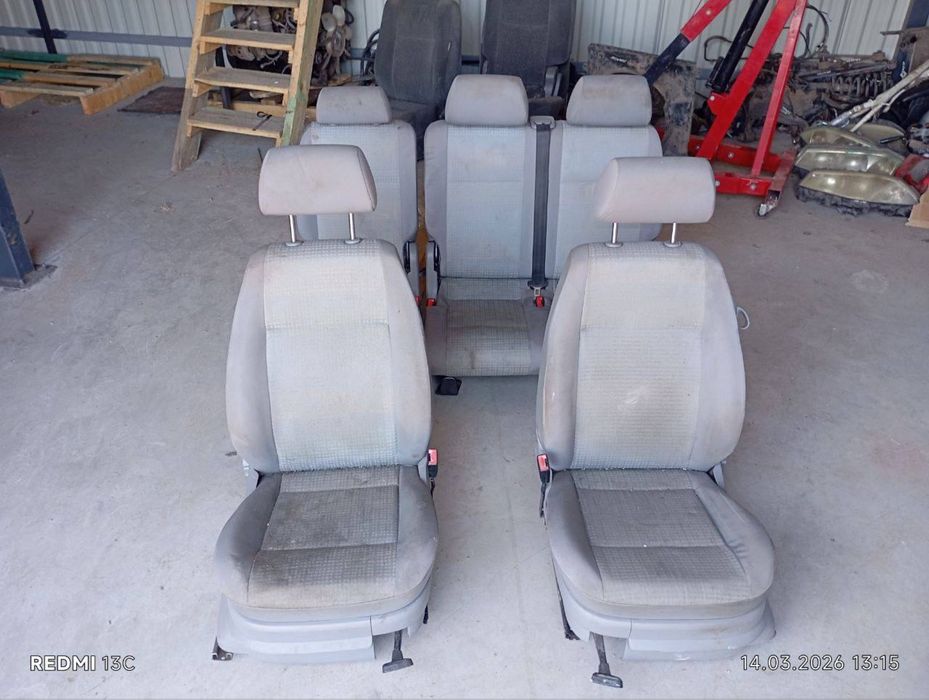 Салон, сидіння кадді 3/Volkswagen Caddy