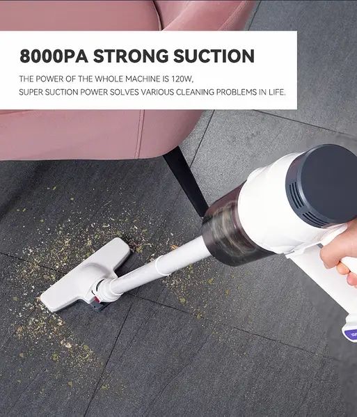 Вакуумний акумуляторний пилосос BW520. Бездротовий 2200 мАг 7-12 кПа