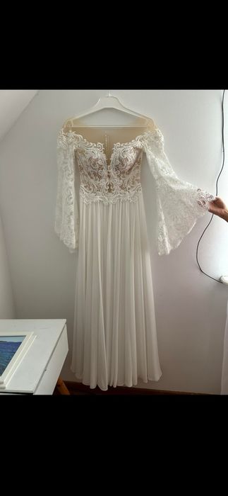 Sprzedam suknię ślubną w stylu boho