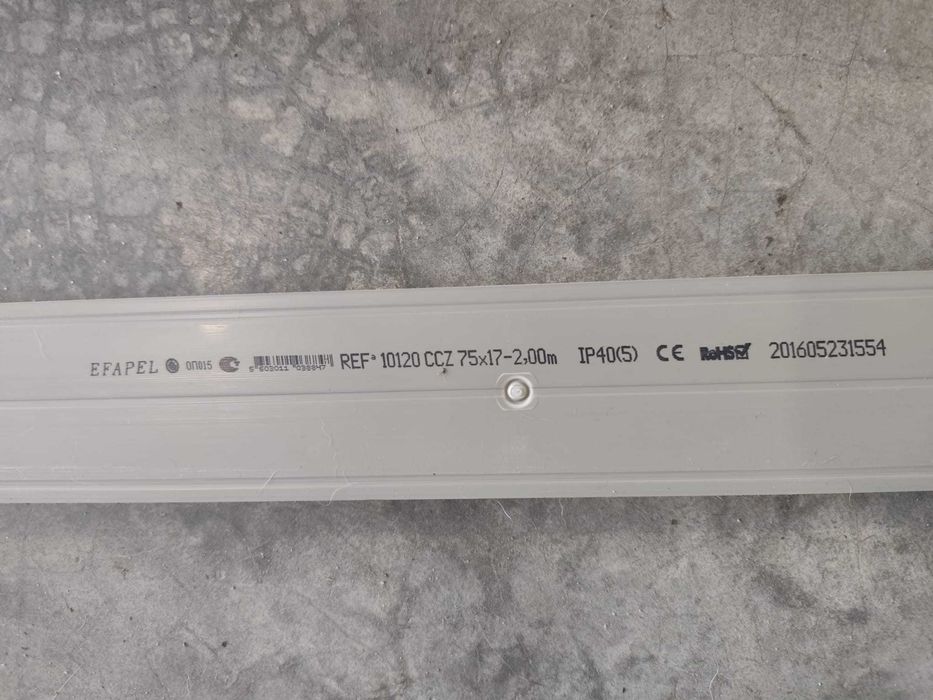 Calhas de chão para eletricidade