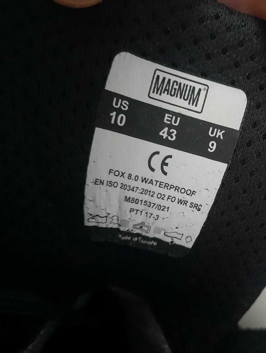 Botas Magnum Fox 8.0 Waterproof (novas)