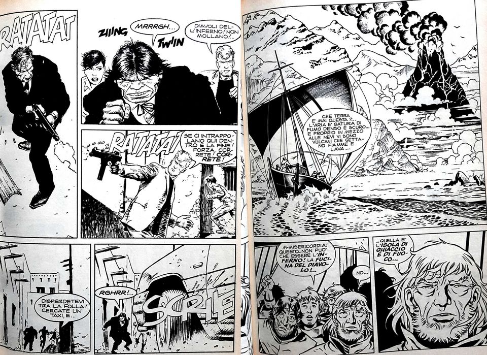 Lote de 9 álbuns do Martin Mystère Gigante, Speciale em italiano