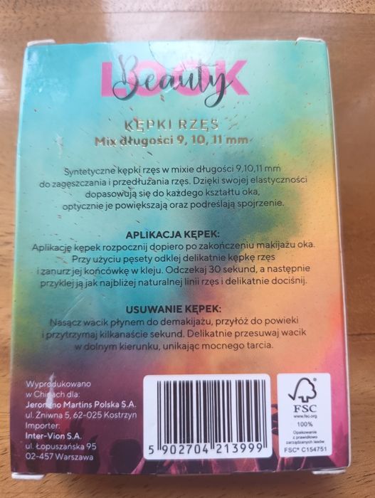 Kępki sztucznych rzęs, nowe