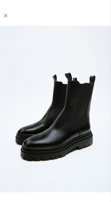 Черевики шкіряні Зара