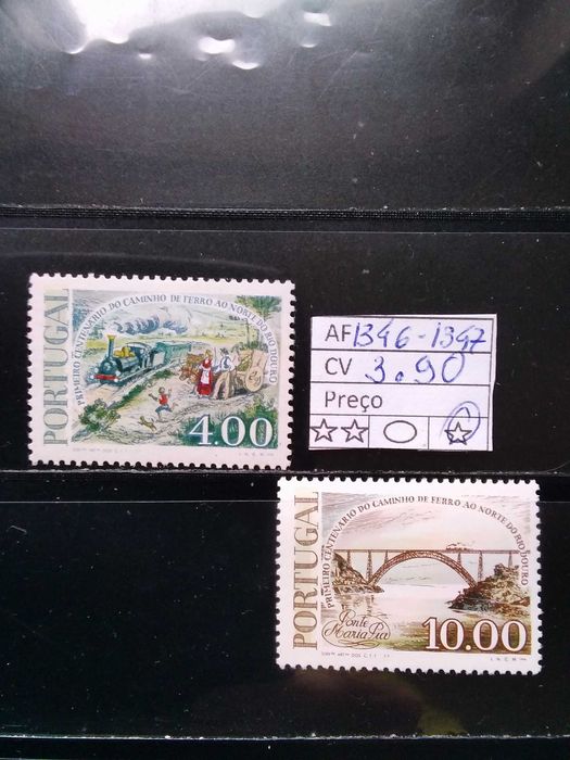 1977 1° Centenário do Caminho de Ferro do Norte do Rio Douro MLH *