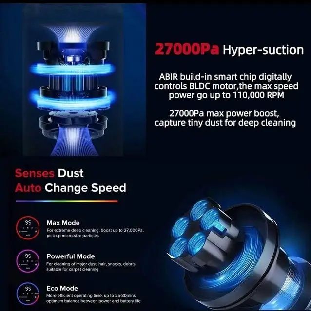 Акумуляторний ручний пилосос ABIR VC205