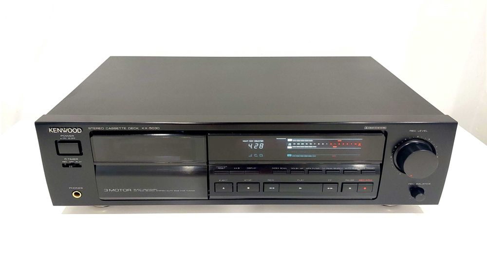 Leitor Ca7 KENWOOD c/3 motores e calibração "Auto-Bias" (Imaculado)64354150167555124