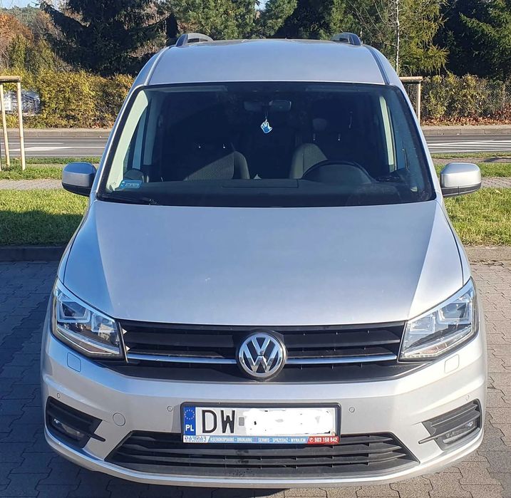 Volkswagen Caddy Volkswagen Caddy Maxi 7os., DSG, ACC, kamera, FV23%, salon PL, 1 wł.