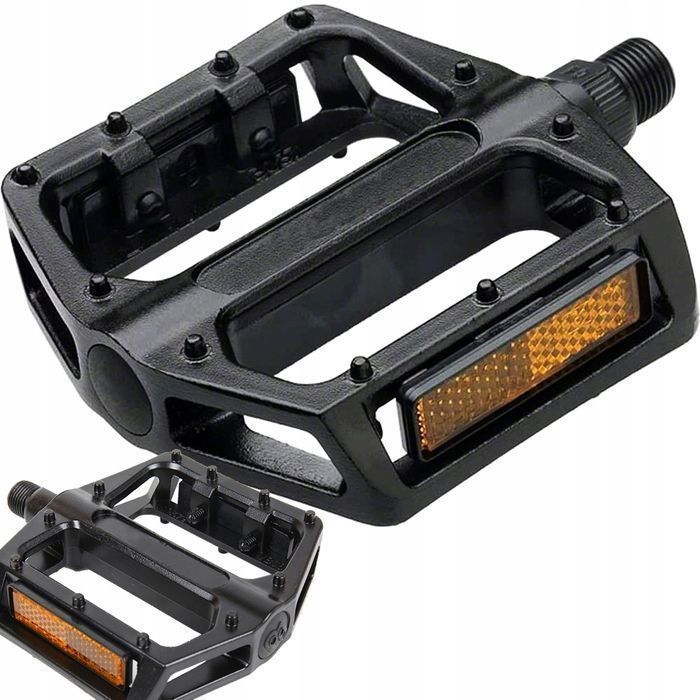 Sportown pedały rowerowe aluminiowe piny pinami szerokie MTB BMX 9/16"