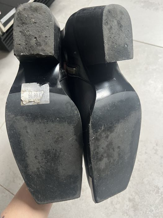 Шкіряні ботінки mango