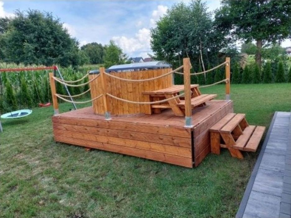 Sauna jacuzzi balia taras dom modułowy kredyt lub leasing producent