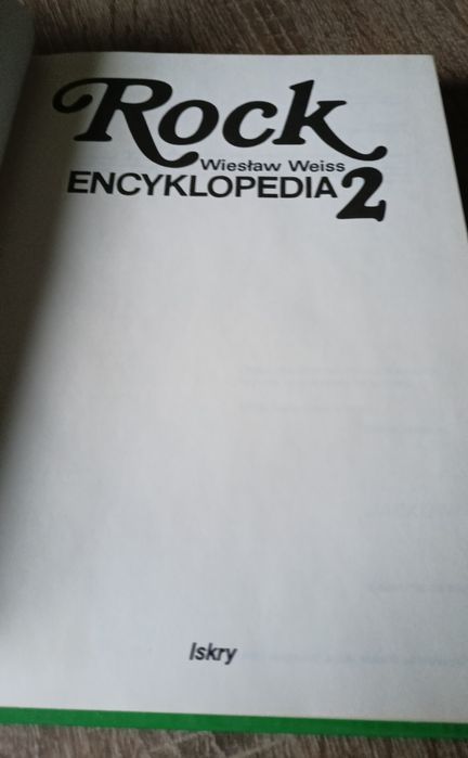 Rock encyklopedia Cz 1 i 2. Wiesław Weiss