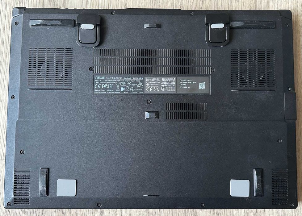 Laptop ASUS TUF Dash F15 FX516PM: 144 Hz, RTX 3060, Core i5 11300H