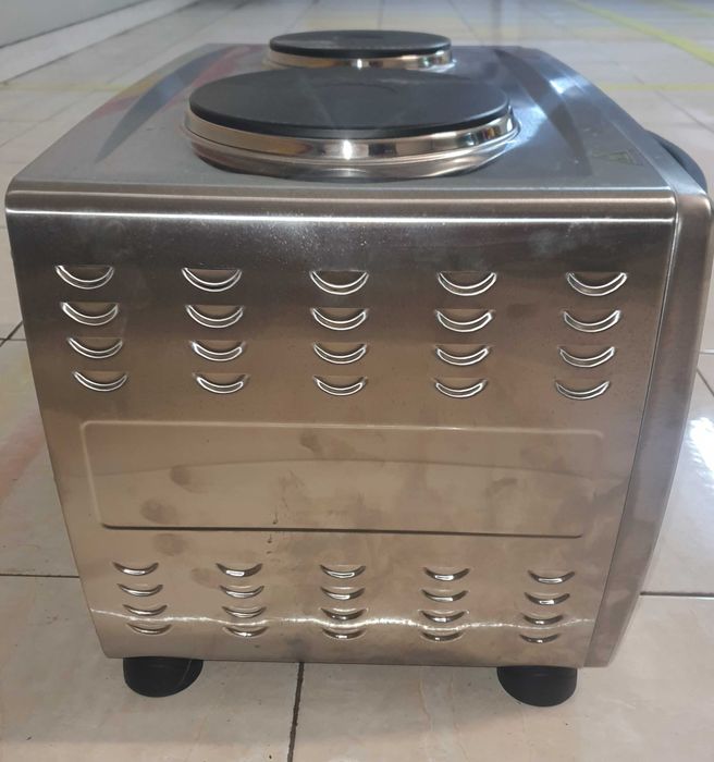 Mini forno com duas placas eléctricas