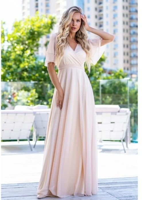 Вечірня сукня бежевий