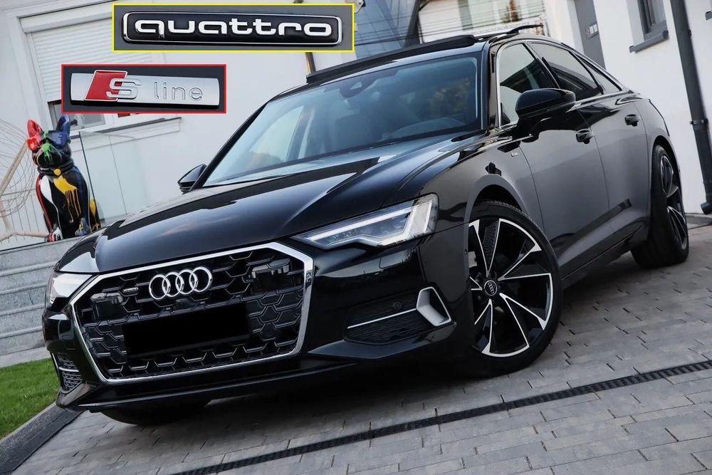 Audi A6 Limousine *S-Line*Quattro*Kamery 360*Oś Skrętna*Nightvision*EL*Klapa*B&O*Head*Up