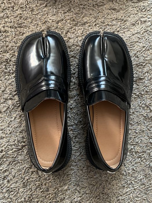 Нові чорні лофери Maison Margiela Tabi 39