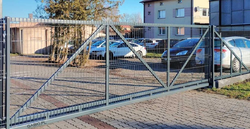 Brama przesuwna panelowa wys 1,5m/5m plus inne długości i wysokości