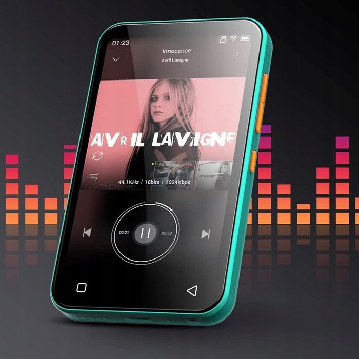 MP3 Odtwarzacz Muzyki MP4 Przenośne Radio Dyktafon WiFi Bluetooth Menu PL