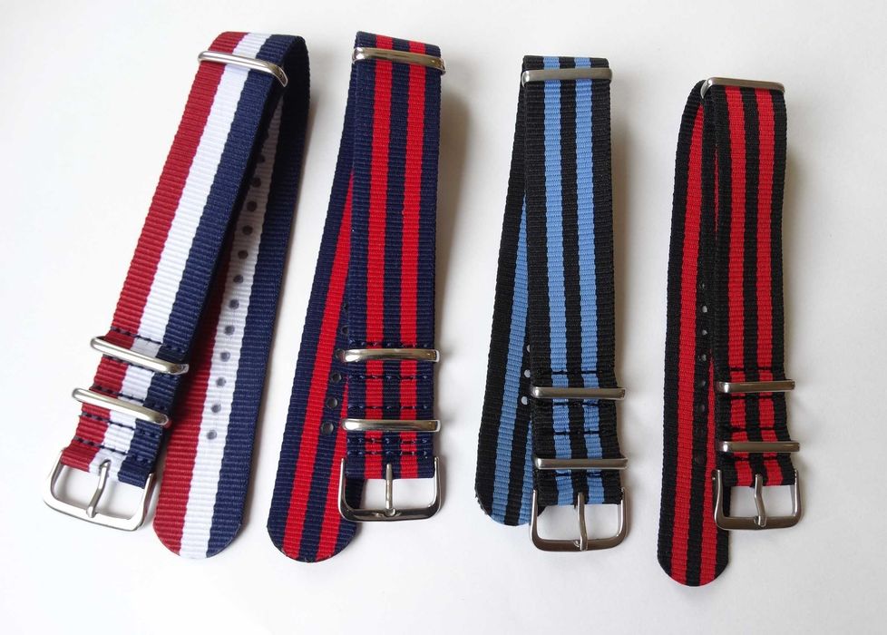 Pasek do zegarka 18mm 20mm 22mm NATO nylonowy strap parciany