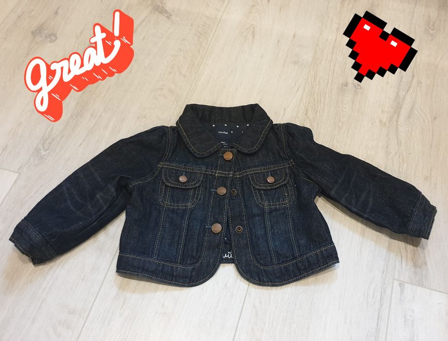 Kurteczka jeans GAP r. 12-18 mies jak nowa