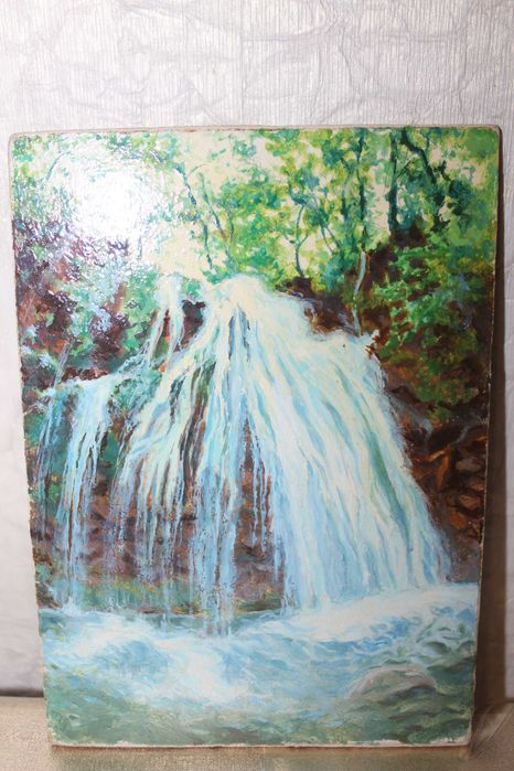 Картина маслом "Водопад"