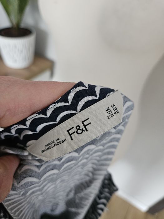 Koszulka bluzka wzory F&F xl