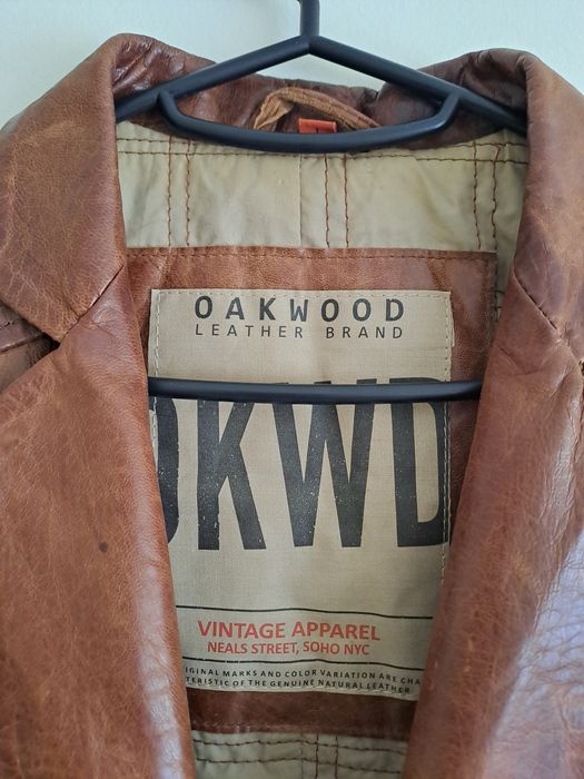 Casaco de couro vintage