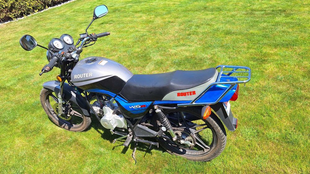 Motorower Romet Router ws50/72 mały przebieg, OC i Przegląd do 2027 80 110 125