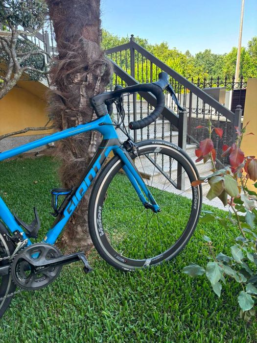 Bicicleta carbono Giant TCR Advanced M