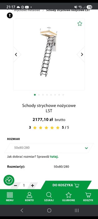 Schody strychowe fakro nożycowe