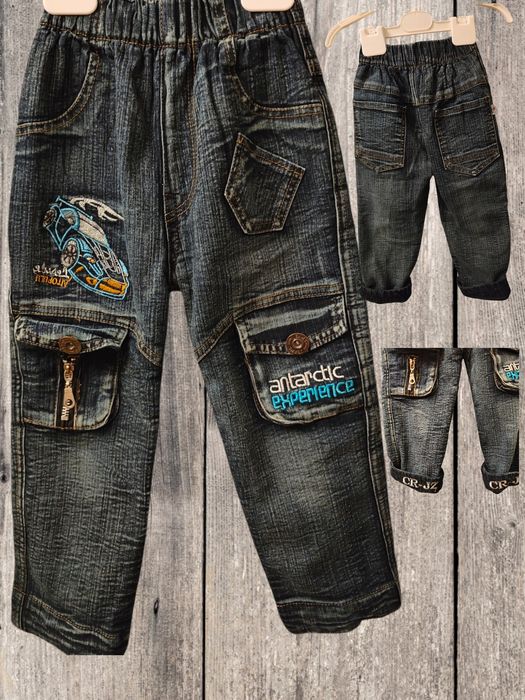 Джинси утеплені на флісовій підкладці на хлопчика 2-3 роки